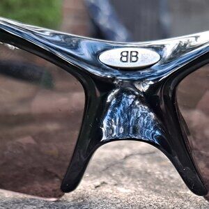 Balenciaga Sunglasses -Turbo Rectangle in Black -women's